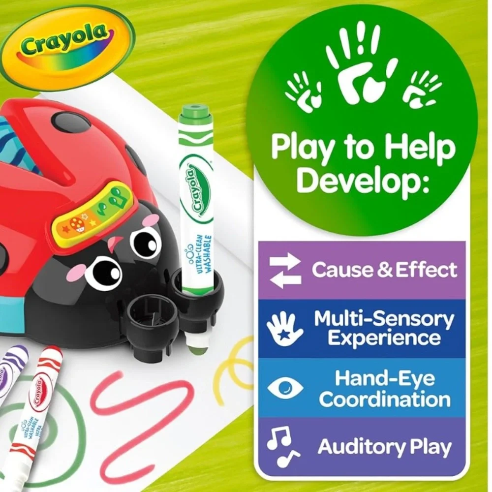 NEW Crayola Musical Color Bug Learning Toy